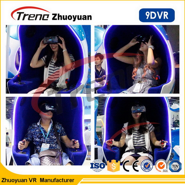 Simulador da realidade virtual do jogo 9D do tiro com assentos de gerencio da plataforma e do luxo de 360 °