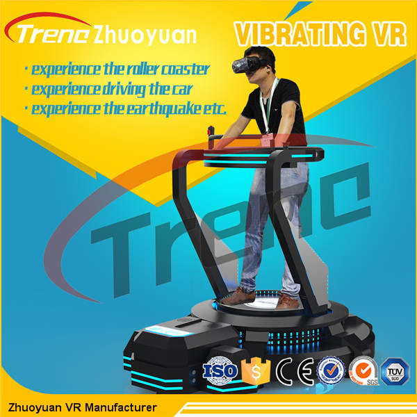 Simulador de vibração a fichas de VR com plataforma de gerencio de 360 ° e vidros de VR