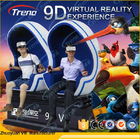 Simulador da realidade virtual de assentos dobro 9D para o parque de diversões 2185*2185*2077mm