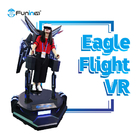 7D jogo alto interativo da definição 3D do único jogador do tiro VR Flight Simulator