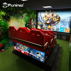 equipamento comercial interno do cinema do simulador 5D da tela 3D para o parque de diversões