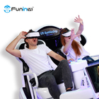 Simulador do parque 9D VR da aventura com controlador do manche movimento de rotação de 360 graus
