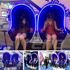 Simulador luxuoso alaranjado azul de Seat 9D VR com plataforma de gerencio de 360 graus