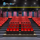 Teatro de cinema 7D de cor personalizável com 9 assentos de movimento