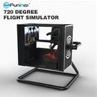 Realidade virtual de um jogador preta/do amarelo Flight Simulator com a tela de 50 polegadas