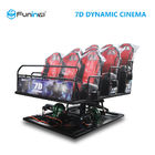 o simulador Funin 6-12 do cinema 9D VR de 5D 7D assenta a tela do metal da liga de alumínio dos vidros 3DM