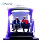 a cadeira dois da montanha russa 9D VR do simulador de 200kg 220V Funin VR China assenta o simulador para a chapa metálica da venda