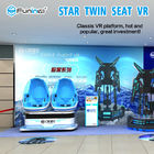 Cinema azul da ação do tiro do simulador da realidade 9D virtual tela táctil de gerencio HD 1080P de 360 graus