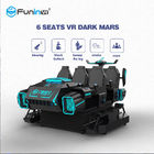 6 simulador escuro dos assentos VR Marte 9D VR com plataforma elétrica garantia de 1 ano