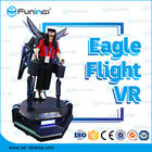 Eagle preto Flight Simulator com atira do tiro/220V 360 cinema interativo da opinião 9D VR do grau
