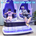 360 cinema da realidade virtual dos assentos 9D do grau 2 com efeito da varredura do pé da cadeira do OVO