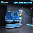 Azul + ovo branco do cinema da realidade 9D virtual para o shopping garantia de 1 ano