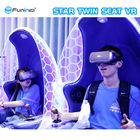 Azul + ovo branco do cinema da realidade 9D virtual para o shopping garantia de 1 ano