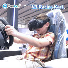 220V caçoa/simulador VR das crianças 9D VR que compete o carro de Karting 360 graus