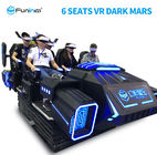 As crianças estacionam o simulador dos assentos 9D VR da família 6 com plataforma aluída elétrica