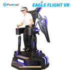 máquina de jogo de voo do simulador 2.0kw+200 quilograma VR 360 do cinema do voo de 1260*1260*2450mm 9D VR Eagle para o parque de diversões