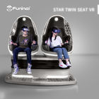 360 máquina do cinema da cadeira do ovo da realidade virtual 9D VR do grau com 2 assentos