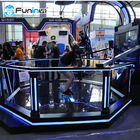 Plataforma estando de passeio do E-espaço do equipamento VR do parque de diversões