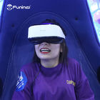 2 jogadores dos assentos azuis &amp; cadeira preta do ovo de Arcade Game Machine VR do simulador da realidade 9D virtual