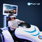 Realidade virtual de Immersive que compete a máquina de jogo VR do simulador do carro dos kart para crianças