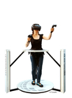 Parque de diversões Realidade Virtual Esteira de Tiro Simulador de Caminhante VR Walker