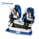 vidros dos auriculares da máquina 3d de 9d VR 2 jogos azuis do vr do simulador da realidade virtual do cinema 9d dos assentos para a venda