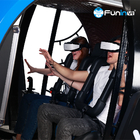 Máquina de jogo completa gritando aguda Flight Simulator da cabina do piloto da rotação da canela do espaço tempo da experiência 9d VR