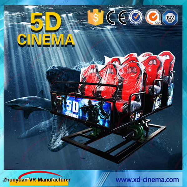 6 equipamento do cinema da realidade virtual 5D da neve do DOF com plataforma hidráulica/elétrica