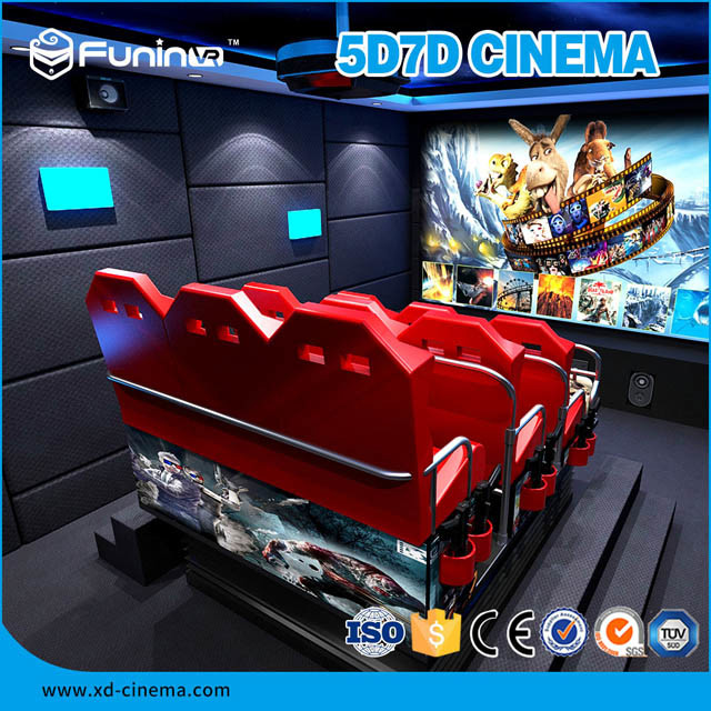 o equipamento do teatro do cinema 4D assenta o simulador do cinema da cadeira 4D do cinema 5D