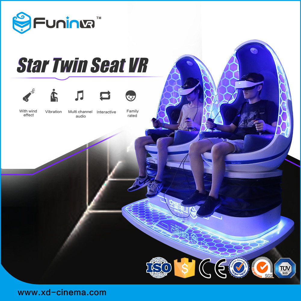 o simulador da realidade virtual do cinema de 9D VR caçoa o parque de diversões dos passeios