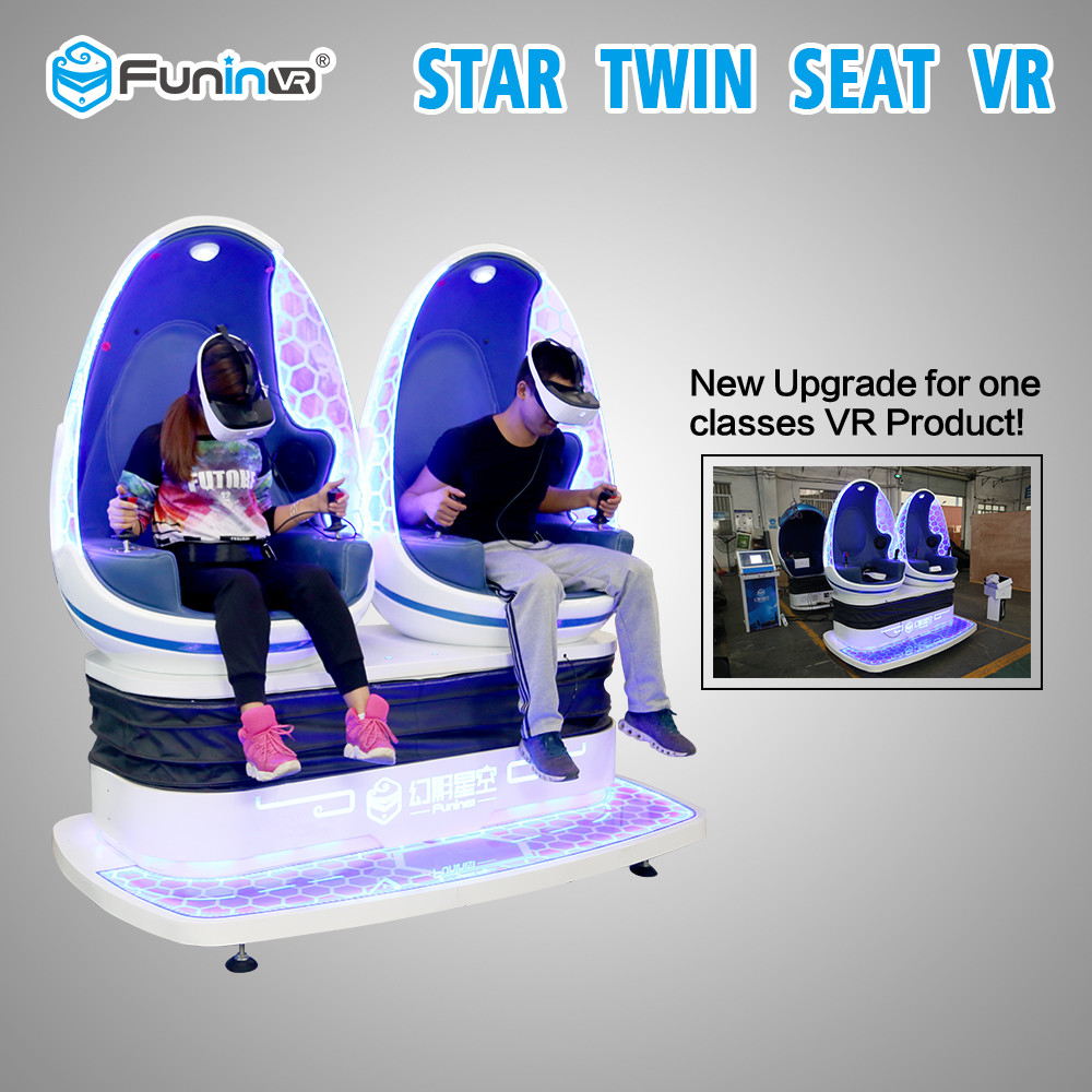 Simulador interativo da realidade virtual da cabine 9D para o aeroporto, clube