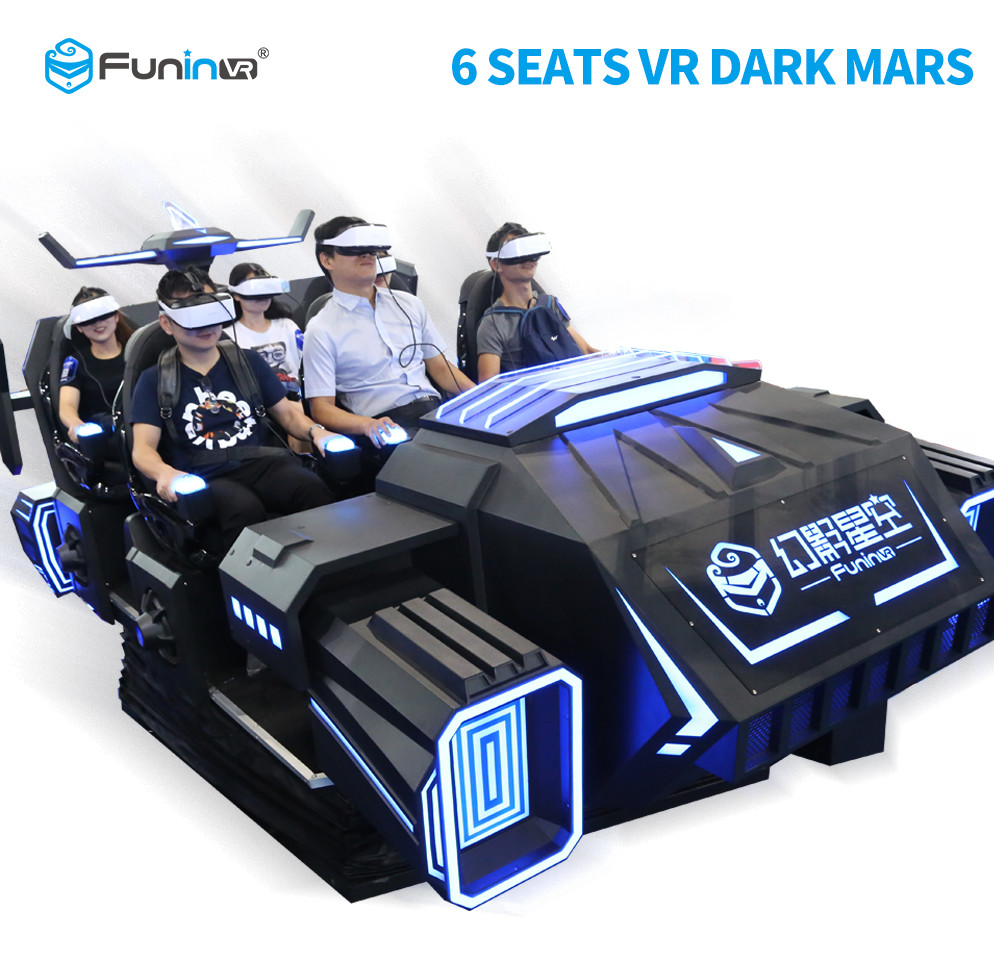 6 o teatro atrativo 6 do cinema dos assentos VR assenta a obscuridade Marte do simulador de 9D VR