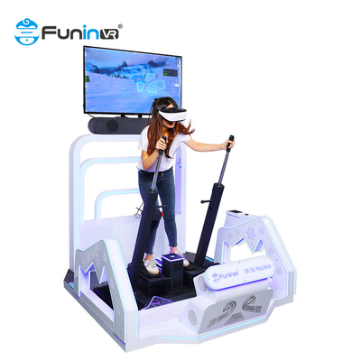 Som 3D 5 Passageiro VR Esqui Realidade Virtual Caminhada Espacial Plataforma de manivela elétrica