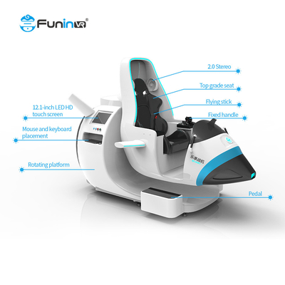Desenvolvedor de simuladores de realidade virtual apresenta simulador de voo 360 com carga nominal de 100 kg