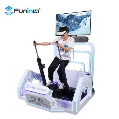 Parque de diversões de esqui da atração de Vr da máquina de jogo de Virtual Reality Simulator 9d do fabricante de VR