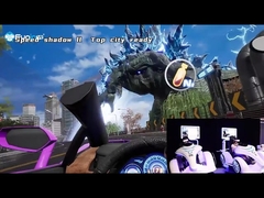 Fibra de vidro 220V 9D VR que compete o simulador 400kg Vr Arcade Machine da realidade virtual de Karting