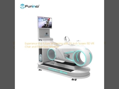 Experimente o futuro dos jogos com tela de 55 polegadas 9D VR Chair e material de fibra de vidro