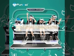 Descubra o próximo nível de entretenimento com o simulador de realidade virtual 9D Som envolvente Baixa manutenção 220V Voltagem