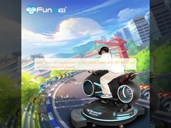 Leve sua experiência VR ao próximo nível com a Cadeira VR 9D em Plataforma de Metal de Aço