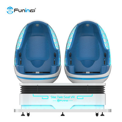 Simulador do movimento da montanha russa do cinema da realidade virtual do ovo 9d Vr