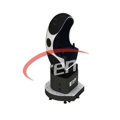 O mini simulador dinâmico preto da realidade 9D virtual, 1080P HD livra o cinema da ação da visão 9D