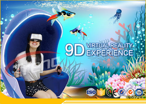 simulador luxuoso alaranjado do parque de diversões 9D VR de Seat da atualização de 5D Movies+12PCS com plataforma de gerencio de 360 graus