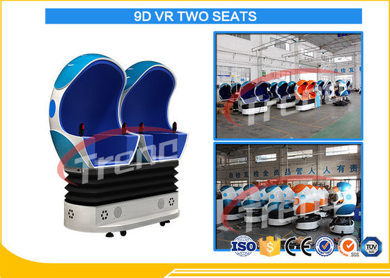 simulador luxuoso alaranjado do parque de diversões 9D VR de Seat da atualização de 5D Movies+12PCS com plataforma de gerencio de 360 graus