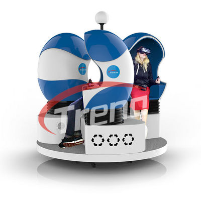 Cápsula dinâmica Seat do simulador dos efeitos ventosos luxuosos 9D VR da orelha para o cinema