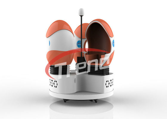 O ovo da cápsula de espaço deu forma ao simulador três Seat de 9D VR com vidros do QG VR