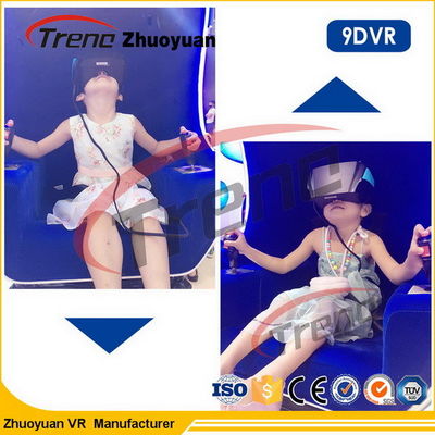 O cinema em linha do jogo VR 9D do carro de competência triplica a cadeira 220 volts 5500 watts