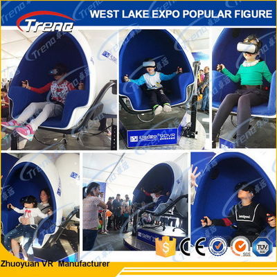 360 simulador atrativo do parque temático 9D VR do grau com vidros de HD 1080P