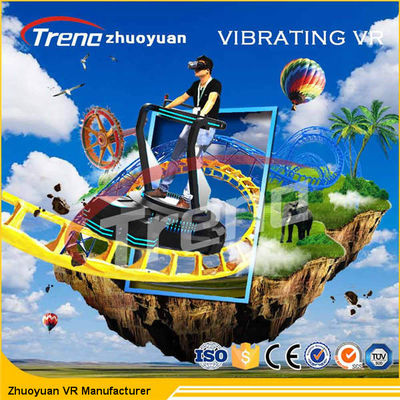 Falha Flight Simulator de Oculus da montanha russa com plataforma de gerencio de 360 graus