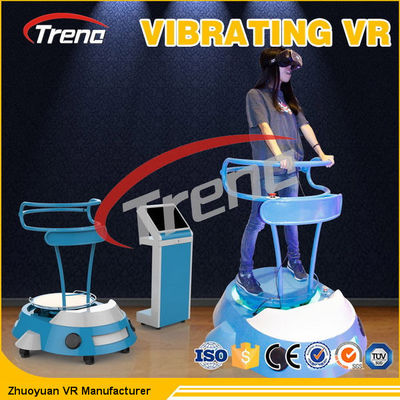 Mini terremoto que vibra o simulador de VR com o manche do controlador do jogador