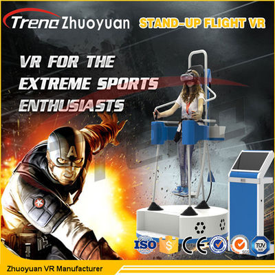 Realidade virtual Flight Simulator do movimento completo que está com vidros de 360 graus VR 1080P